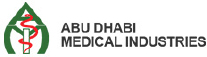 Abu dhabi medical industries logo featuring PVC Corner & Wall Guard Protection Solutions from Warrior WPS.