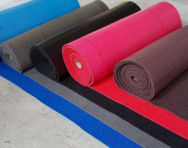 PVC Corner & Wall Guard Protection Solutions for several rolls of carpet.